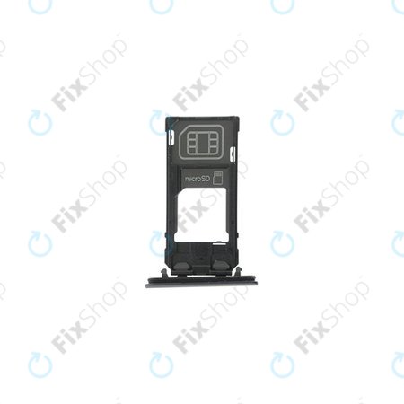Sony Xperia XZ2 Compact - Plateau SIM (Noir) - 1313-0940 Genuine Service Pack