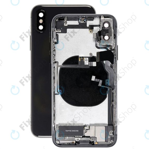 Apple iPhone X - Petites pièces du boîtier arrière (gris sidéral)