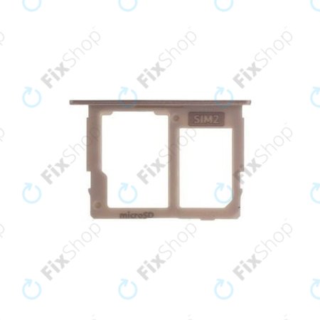 Samsung Galaxy J3 J330F (2017) - Plateau SIM + SD (Or) - GH61-12704C Genuine Service Pack