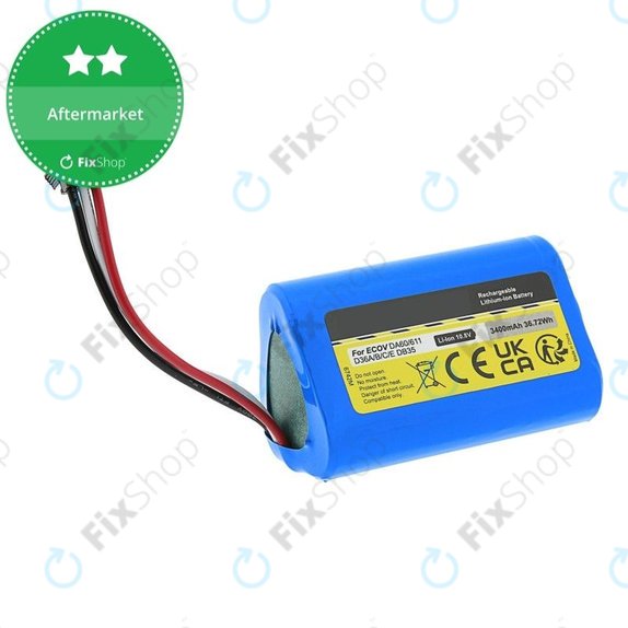 Ecovacs Deebot Slim-series, DA-series, D-series - Batterie DA60-Darfon Li-Ion 10.8V 3400mAh