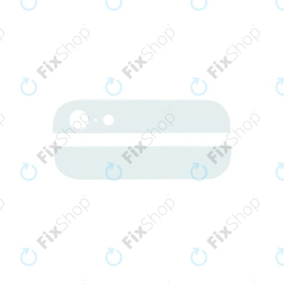 Apple iPhone 5 - Bandes de verre arrière (Blanc)