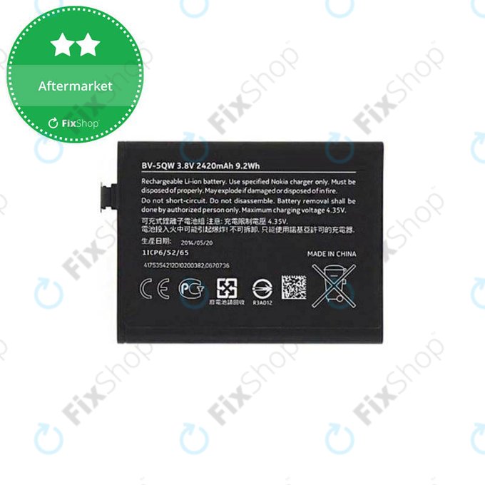 Nokia Lumia 930 - Batterie BV-5QW 2420mAh