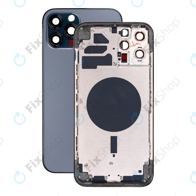 Apple iPhone 12 Pro Max - Boîtier arrière (Bleu)