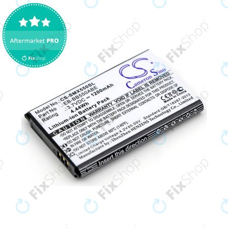 Batterie pour Samsung Xcover 550, 1200mAh, Li-Ion, 3.7V, EB-BB550ABE, HQ