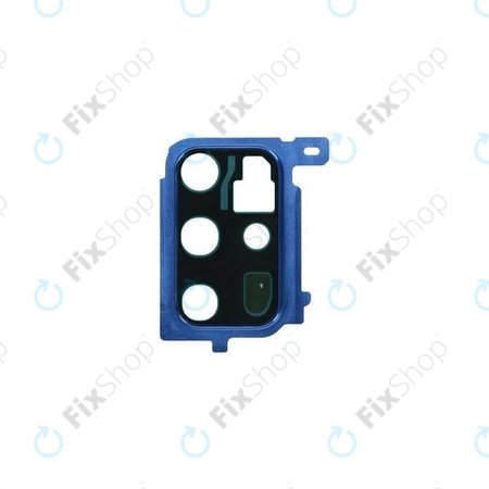 Samsung Galaxy S20 Plus G985F - Cadre en verre pour caméra arrière (Bleu Aura) - GH98-45004H Genuine Service Pack