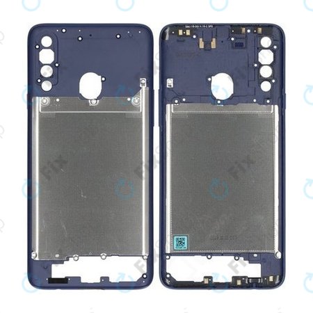 Samsung Galaxy A20s A207F - Cadre central (Bleu) - GH81-17791A Genuine Service Pack