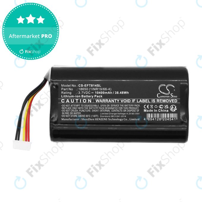 Batterie pour Eufy Cam 2 Pro, T8140r, 10400mAh, Li-Ion, 3.7V, 18650 (1INR19/66-4), HQ