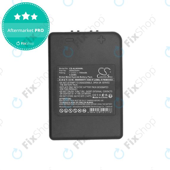 Batterie pour Autec E16, Modular MJ, MK, 700mAh, Ni-MH, 7.2V, MBM06MH, HQ