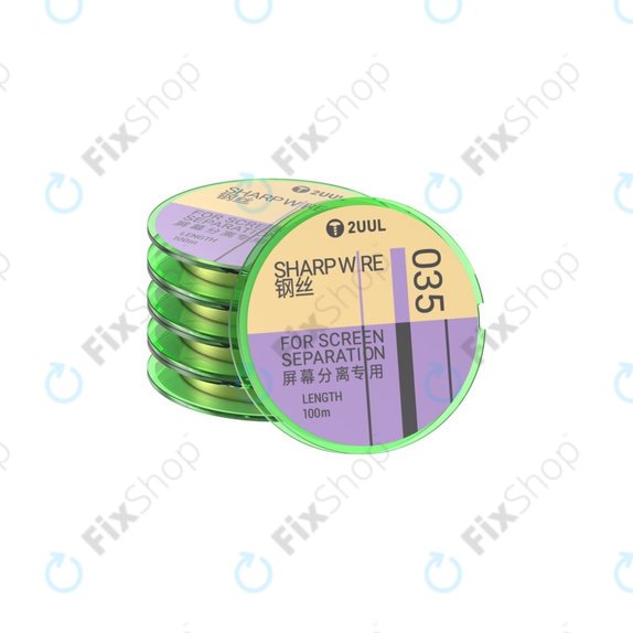 Fil de découpe pour séparation d'écran, 2UUL GS-035, 0.035mm x 100m
