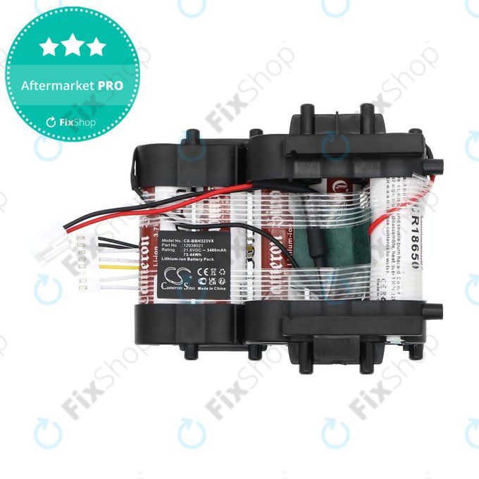 Batterie pour Bosch Flexxo Series 4, Flexxo Gen2 Series, 3400mAh, Li-Ion, 21.6V, 12026553, HQ