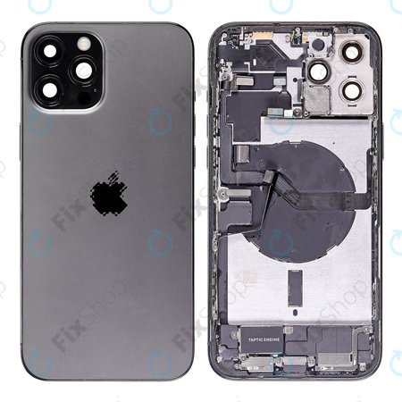 Apple iPhone 12 Pro Max - Petites pièces du boîtier arrière (graphite)