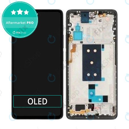 Xiaomi Poco F4 5G 22021211RG, 22021211RI - Écran LCD + Écran Tactile + Cadre (Noir Nuit) OLED