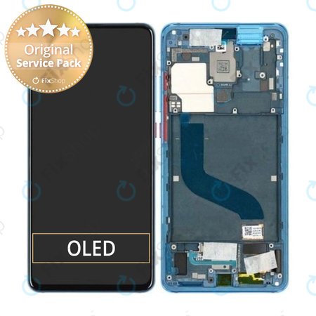Xiaomi Mi 9T, Mi 9T Pro - Écran LCD + Écran Tactile + Cadre (Bleu Glacier) - 561010032033, 561010031033 Genuine Service Pack