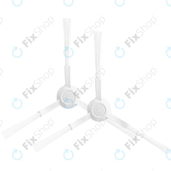 Brosse latérale, 2 pièces, Blanche pour Xiaomi Robot Vacuum S20