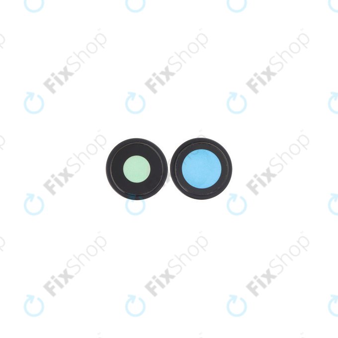 Apple iPhone 16, 16 Plus - Cadre d'objectif de caméra arrière (Black) - 2pcs