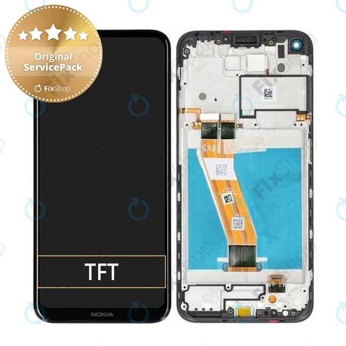 Nokia 3.4 - Écran LCD + Dotykové Sklo + Rám (Noir) - HQ3160AX36000 Genuine Service Pack