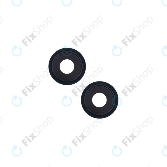 Apple iPhone 13, 13 Mini - Objectif de caméra arrière + cadre (minuit) - 2pcs