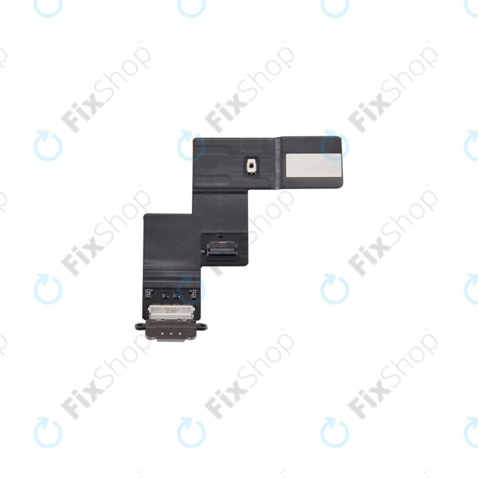 Apple iPad Air 13 (2024) - Connecteur de charge + Câble flexible (Space Gray)