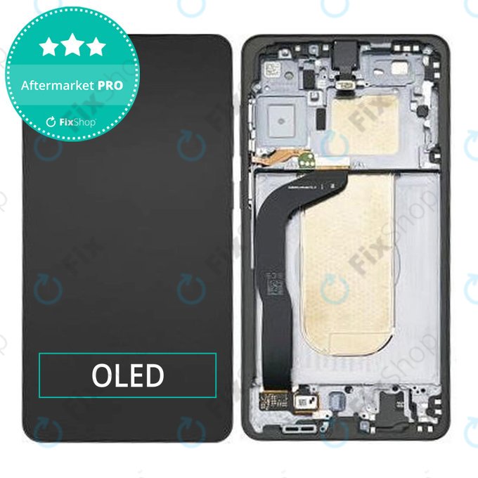 Samsung Galaxy S25 Edge - Écran LCD + Écran tactile + Cadre (Titanium Jetblack) OLED