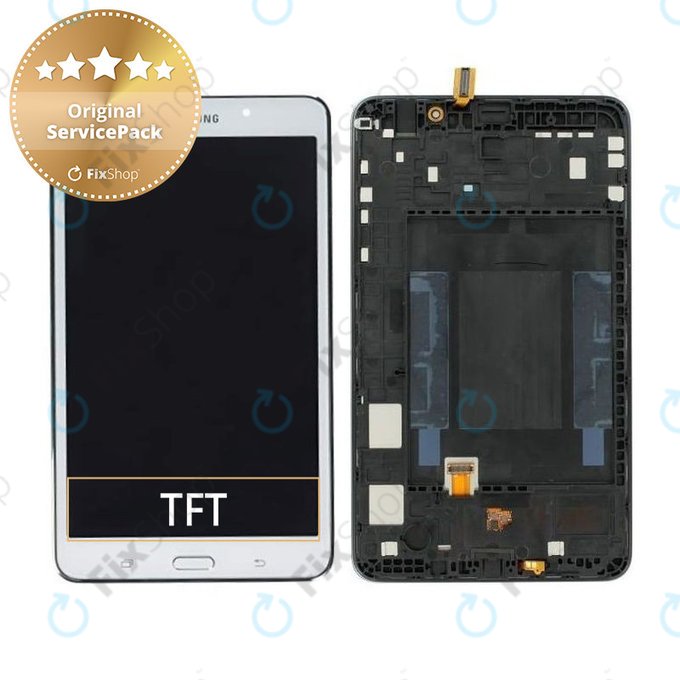 Samsung Galaxy Tab 4 7.0 T230 - Écran LCD + Ecran Tactile + Cadre (Blanc) - GH97-15864B Genuine Service Pack