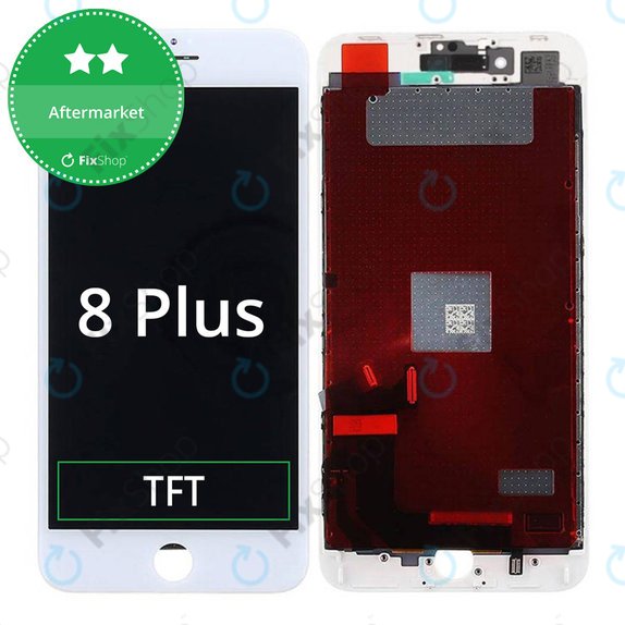 Écran pour iPhone 8 Plus, White, Tactile avec cadre