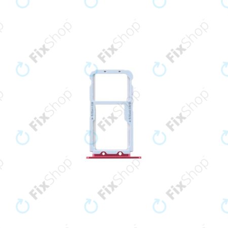 Huawei Honor View 10 - Plateau SIM + SD (Rouge) - 51661HGA
