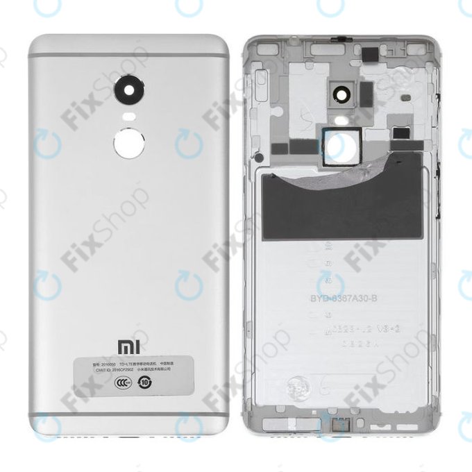 Xiaomi Redmi Note 4 - Cache batterie (Argent)