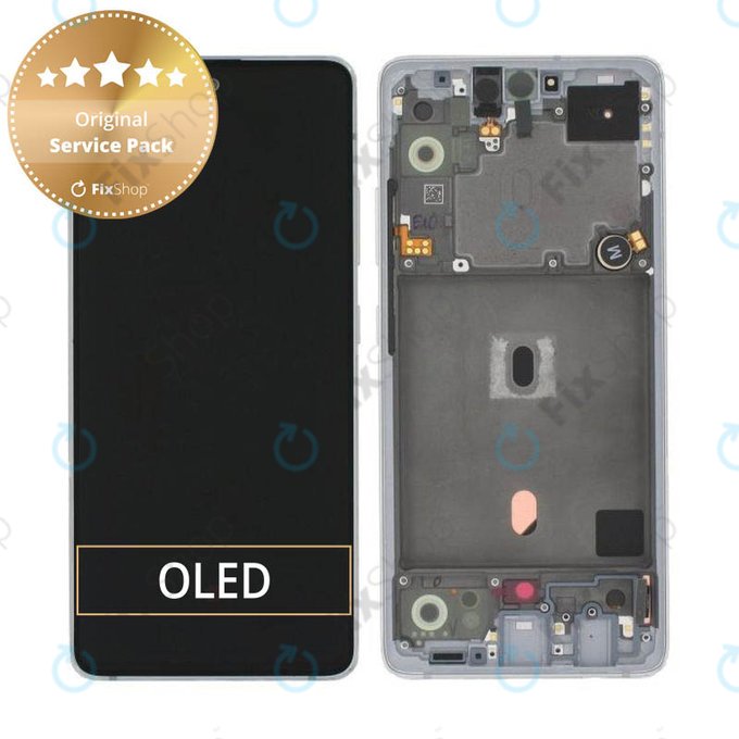 Samsung Galaxy A51 5G A516B - Écran LCD + Écran Tactile + Cadre (Prism Cube Blanc) - GH82-23100B, GH82-23124B Genuine Service Pack