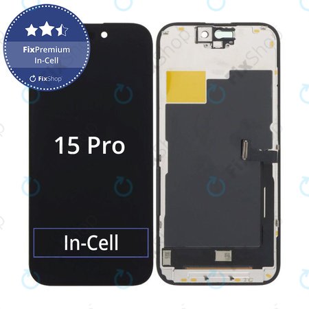 Apple iPhone 15 Pro - Écran LCD + Écran tactile + Cadre In-Cell FixPremium