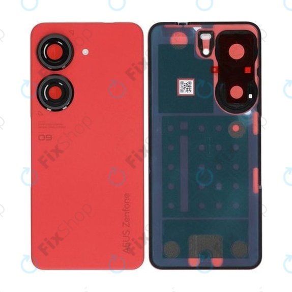 Asus ZenFone 9 AI2202 - Cache batterie (Rouge coucher de soleil) - 90AI00C3-R7A010 Genuine Service Pack
