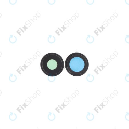 Apple iPhone 16, 16 Plus - Cadre d'objectif de caméra arrière (Black) - 2pcs