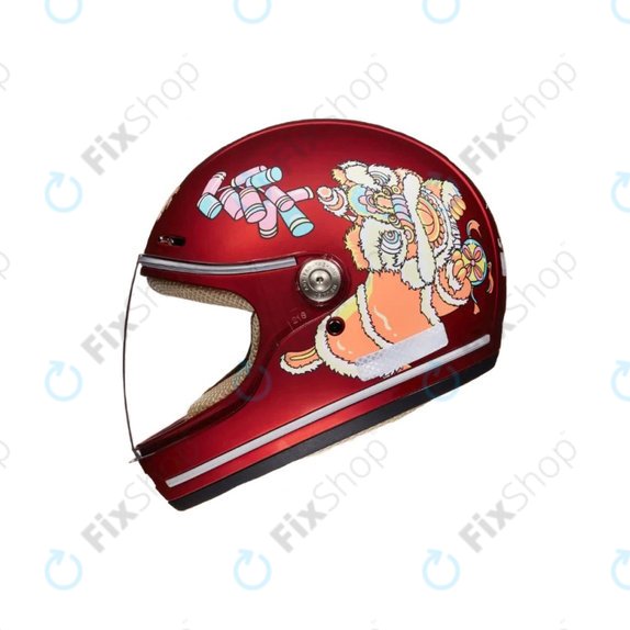 Casque enfant pour trottinette électrique et vélo (46–52 cm) (Red)
