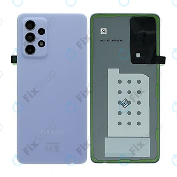 Samsung Galaxy A52 A525F, A526B - Cache batterie (Violet génial) - GH82-25427C, GH82-25225C Genuine Service Pack