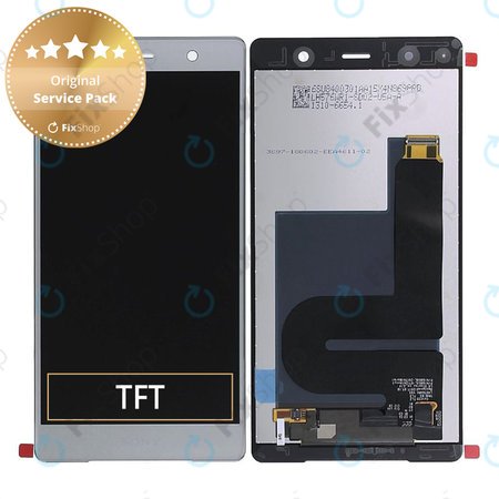 Sony Xperia XZ2 Premium - Écran LCD + Écran tactile (Chrome Argent) - 1310-6654 Genuine Service Pack