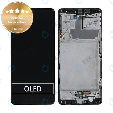 Samsung Galaxy A42 5G A426B - Écran LCD + Écran Tactile + Cadre (Prism Dot Noir) - GH82-24375A, GH82-24376A Genuine Service Pack