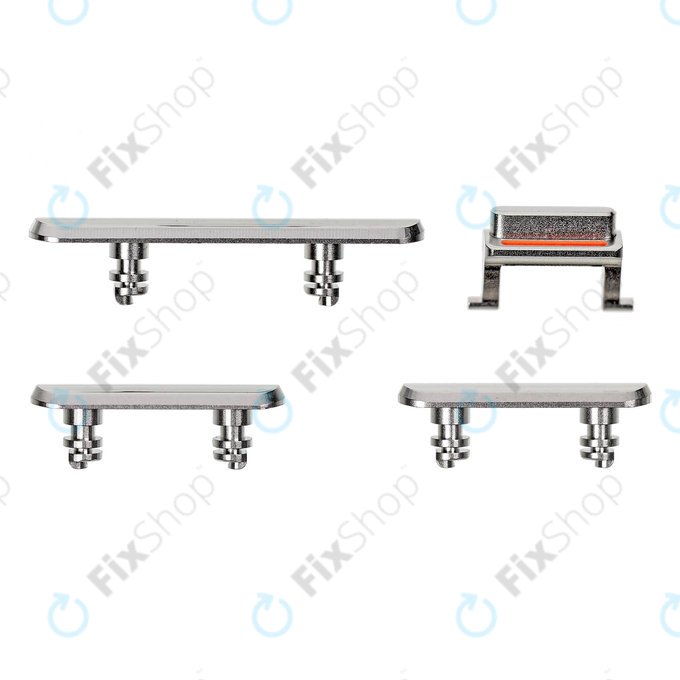 Apple iPhone 11 Pro, 11 Pro Max - Boutons latéraux (Argent)