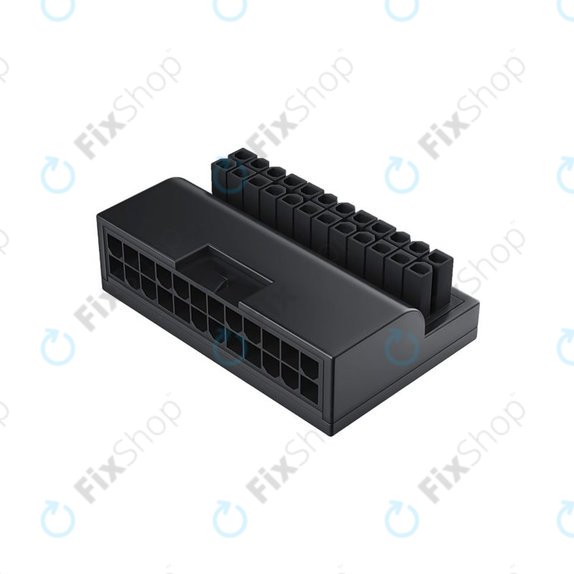 Adaptateur d'alimentation ATX 24 broches à 90° pour carte mère