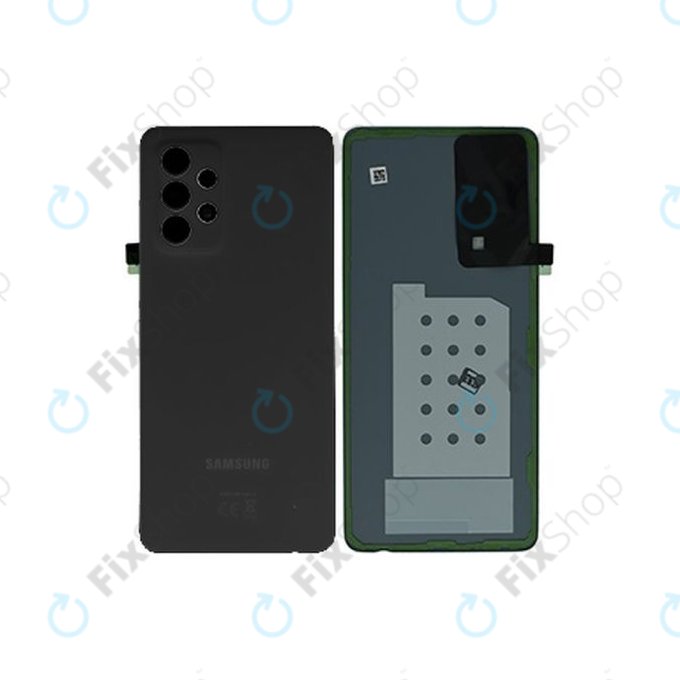 Samsung Galaxy A52 A525F, A526B - Cache batterie (noir génial) - GH82-25427A Genuine Service Pack