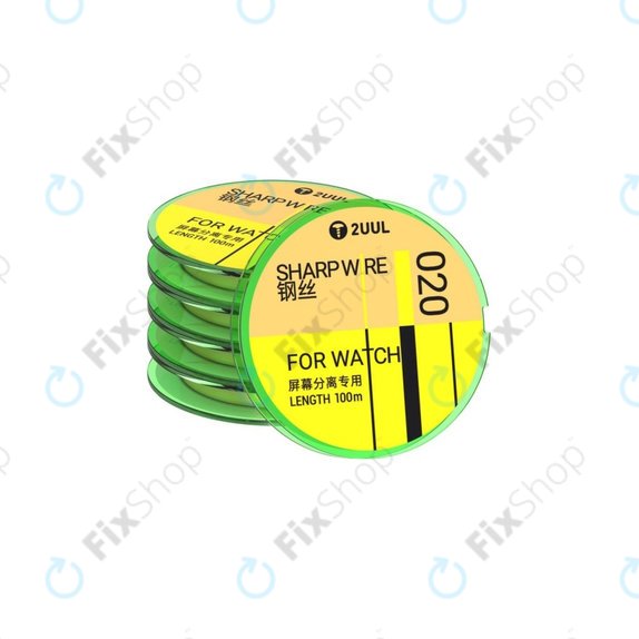 Fil de découpe pour séparation d'écran, 2UUL GS-020, 0.02mm x 100m