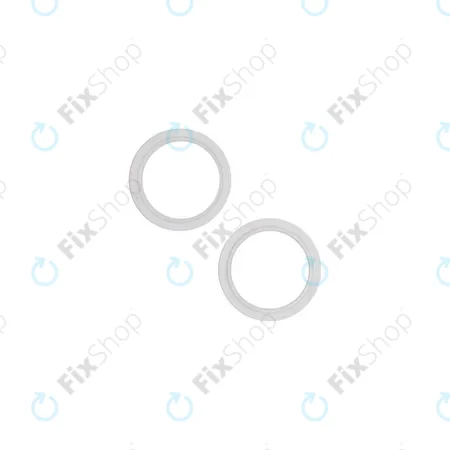 Apple iPhone 13, 13 Mini - Cadre d'objectif de caméra arrière (Starlight) - 2pcs
