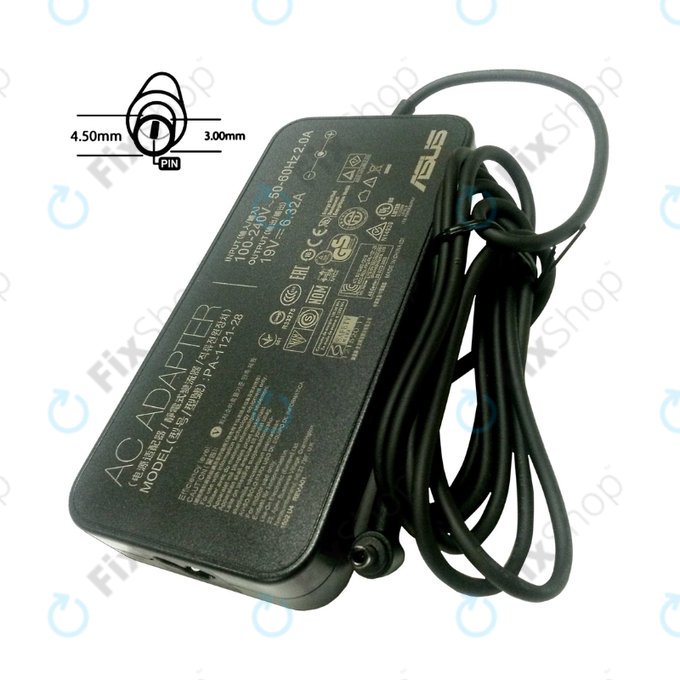 Adaptateur de charge pour Asus, B0A001-00061100, 120W, 19V, Genuine Service Pack