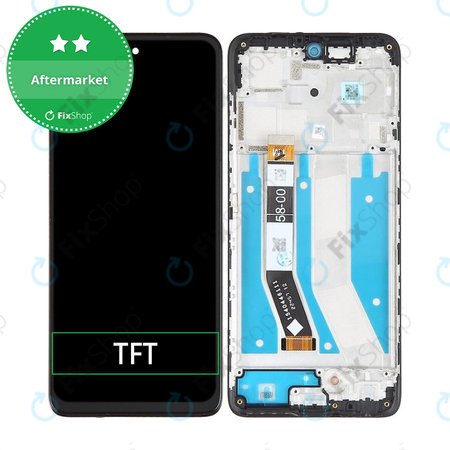 Motorola Moto G73 - Écran LCD + Ecran Tactile + Cadre (Black) TFT