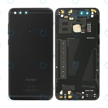 Huawei Honor 7X - Cache batterie + Capteur d'empreintes digitales (Noir) - 02351SDK, 02351SBM