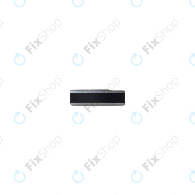 Sony Xperia Z1 L39H - Cache connecteur de charge en plastique (Black) - 1272-0117 Genuine Service Pack