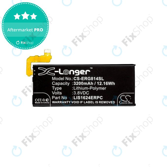 Batterie pour Sony Maple Ds, Xperia XZ Premium, 3200mAh, Li-Pol, 3.8 V, LIP1642ERPC, HQ