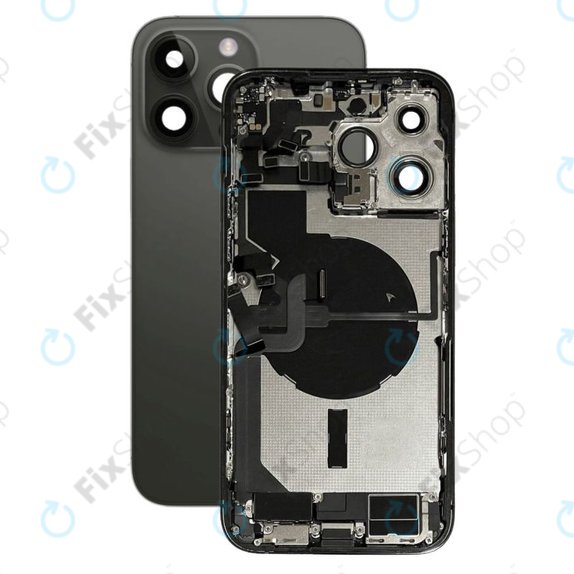 Apple iPhone 14 Pro Max - Petites pièces du boîtier arrière (noir sidéral)