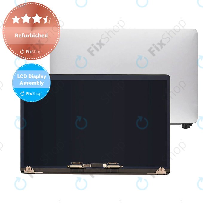 Apple MacBook Pro 15" A1990 (2018 - 2019) - Écran LCD + Vitre avant + Coque (Silver) Refurbished
