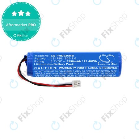 Batterie pour Philips Avent SCD923P, SCD923/26, Avent SCD923, 3350mAh, Li-ion, 3.7V, 1S1PBL1865-2.6, HQ