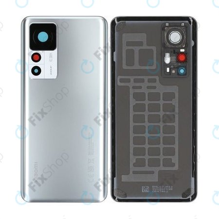 Xiaomi 12T Pro 22081212UG - Cache batterie (Argent) - 560008L12U00 Genuine Service Pack