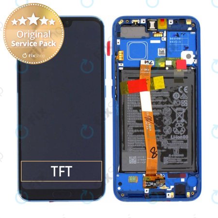 Huawei Honor 10 - Écran LCD + Ecran Tactile + Cadre + Batterie (Bleu Phantom) - 02351XBP